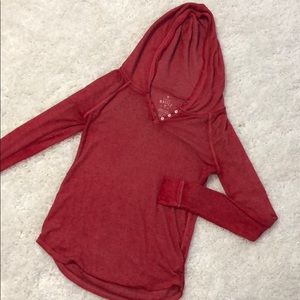 American Eagle Outfitters Tops - American Eagle Waffle T with Hood American Eagle Outfitters Tops - American Eagle Waffle T with Hood
